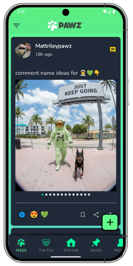 Pet Care App Screen 1